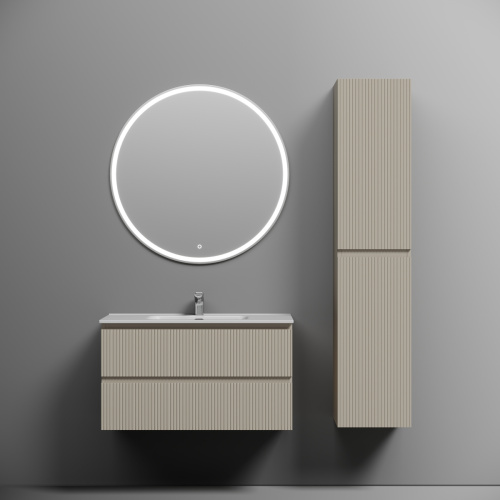 Тумба под раковину Sancos SNOB T SNT90CE 90х40 подвесная цвет бежевый - фото 2